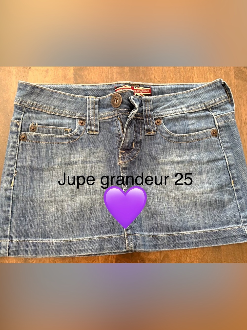 Women’s Denim Skirt - Light Blue